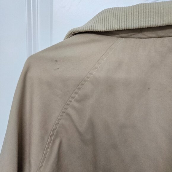 Robert Lewis Lined Vented Jacket Beige Zip Front Long Sleeve Men - Picture 9 of 10